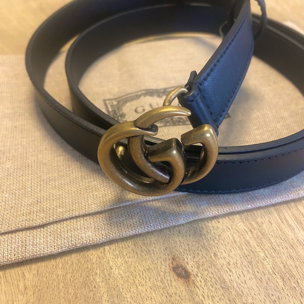Gucci GG Marmont thin belt